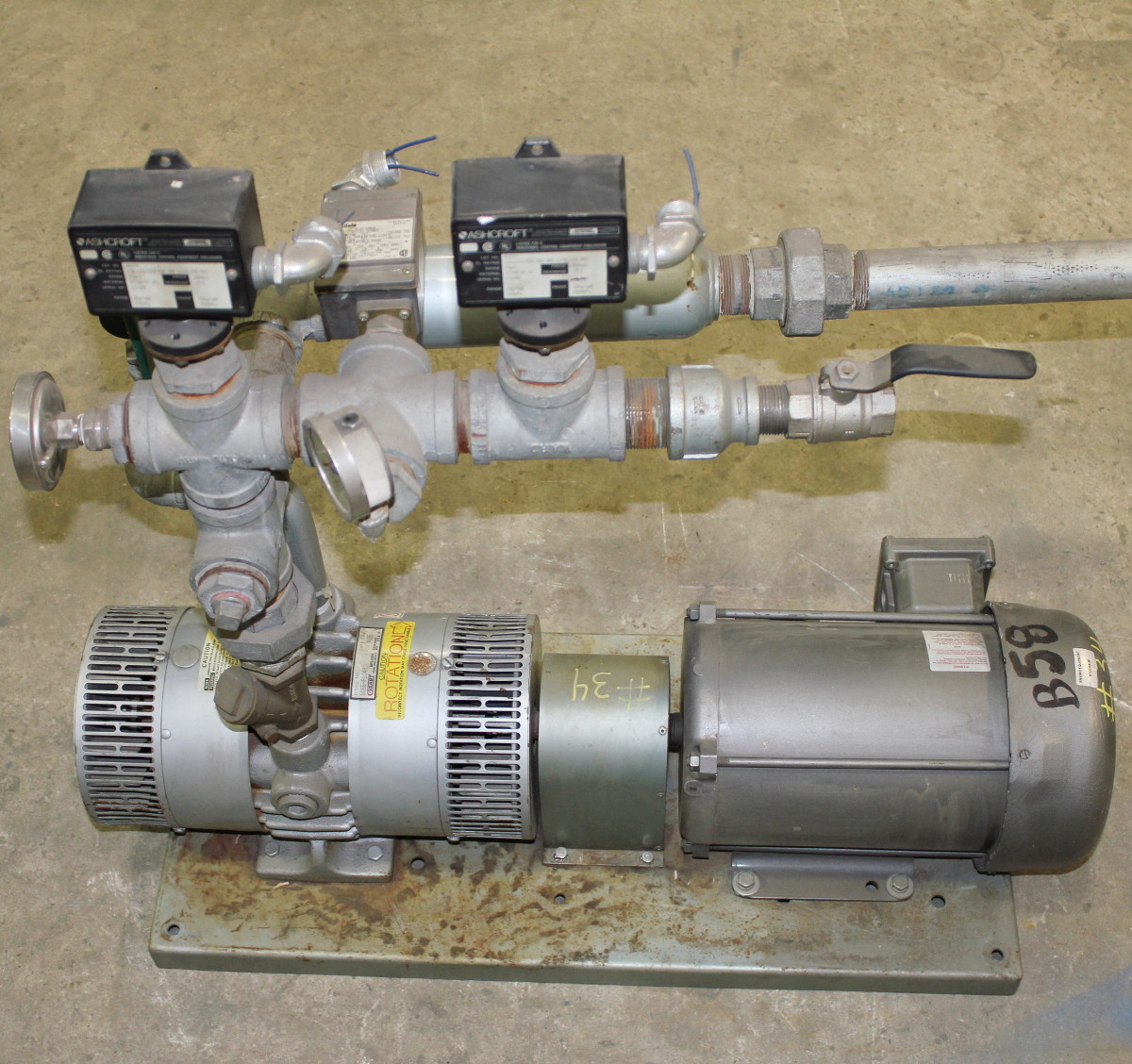 Used Gast 6066P104A Vane Compressor 34 EnviroEquipment, Inc.