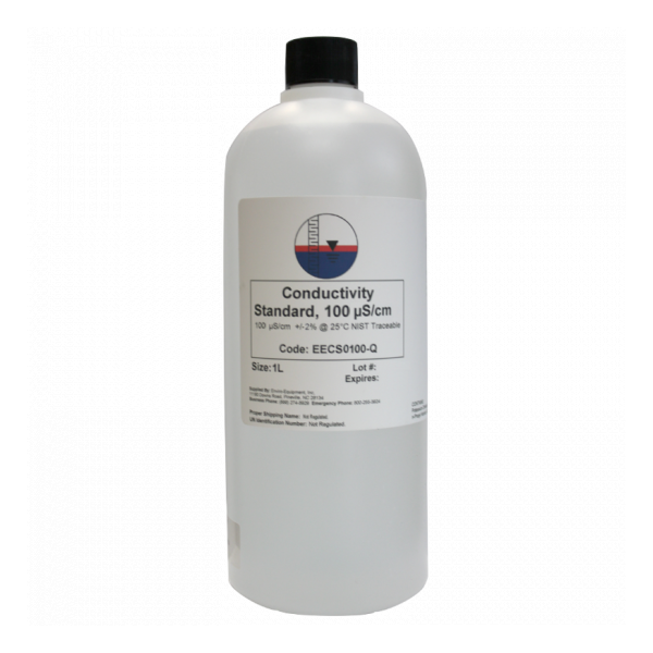 100 µS/cm Conductivity Solution EnviroEquipment, Inc.