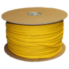 3/16 Inch Yellow Braided Polypropylene Rope, 1000 FT. roll