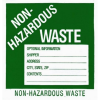 Non-Hazardous Waste Drum Labels